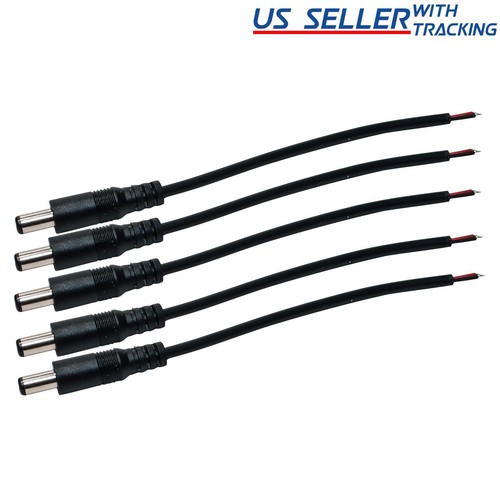 Power pigtail male - (5-pack),