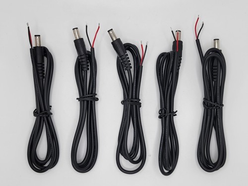 Power cable male plug to - dc,